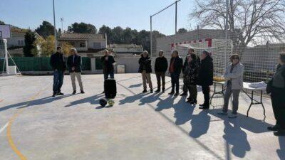 Inaugurada la pista poliesportiva de la urbanització Mas de Pallarès del Catllar