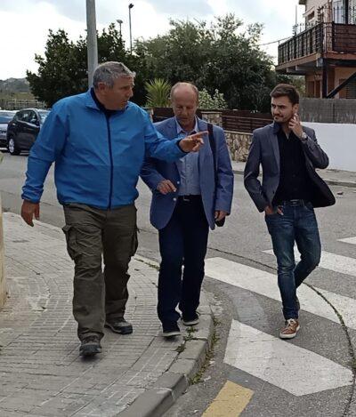 Trobada de Valents amb el president de l’Associació de veïns del barri de Sant Jordi