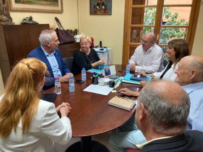 L’Ajuntament de Creixell rep la visita institucional del delegat de la Generalitat, Àngel Xifré