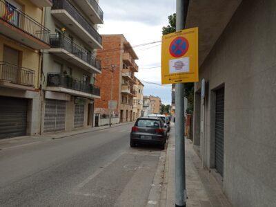 El 19 de febrer es talla la circulació a l’avinguda Catalunya durant una setmana per unes obres