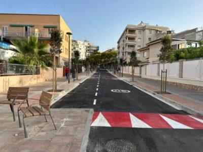 Finalitza l’obra de remodelació del carrer de Girona