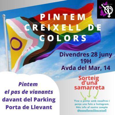 Creixell celebra aquest 28 de juny el Dia Internacional de l’orgull LGTBIQ+