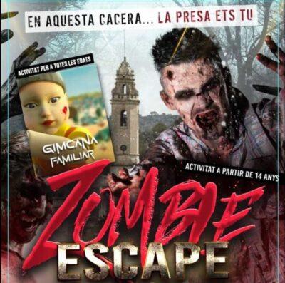 Gimcana familiar i Zombie Escape el 2 de novembre a la Pobla de Montornès