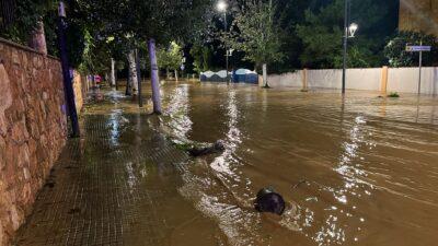 Les intenses pluges i inundacions de la DANA afecten el Baix Gaià