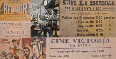 La Riera recorda quan hi havia cinema al poble amb una mostra de cartells i una xerrada