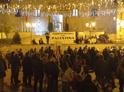 Unes 150 persones es manifesten a Torredembarra a favor de Palestina